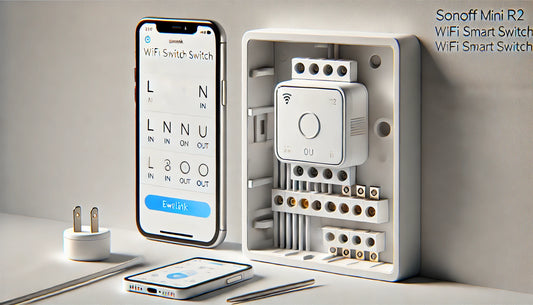 Guía de Instalación del Interruptor Inteligente WiFi DIY Sonoff MINI R2