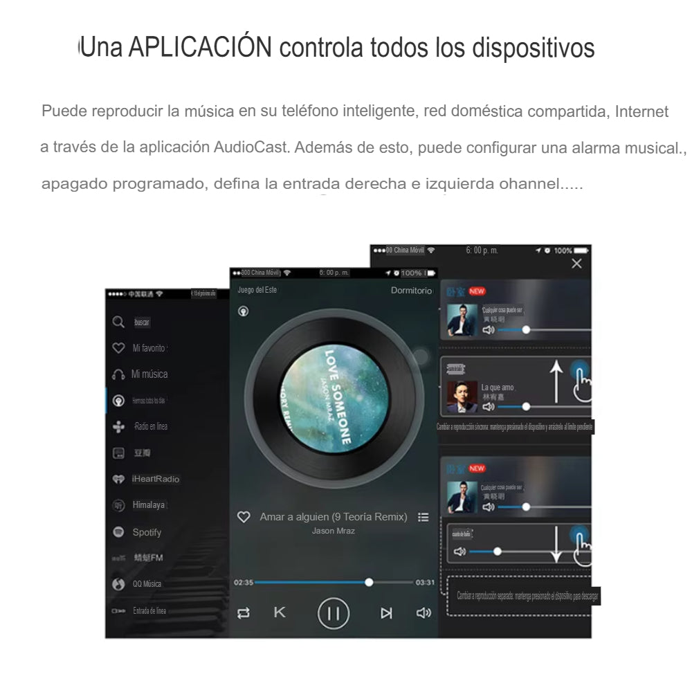 Receptor Inalámbrico WiFi Music Audiocast M5 para Transmisión de Audio Multiroom