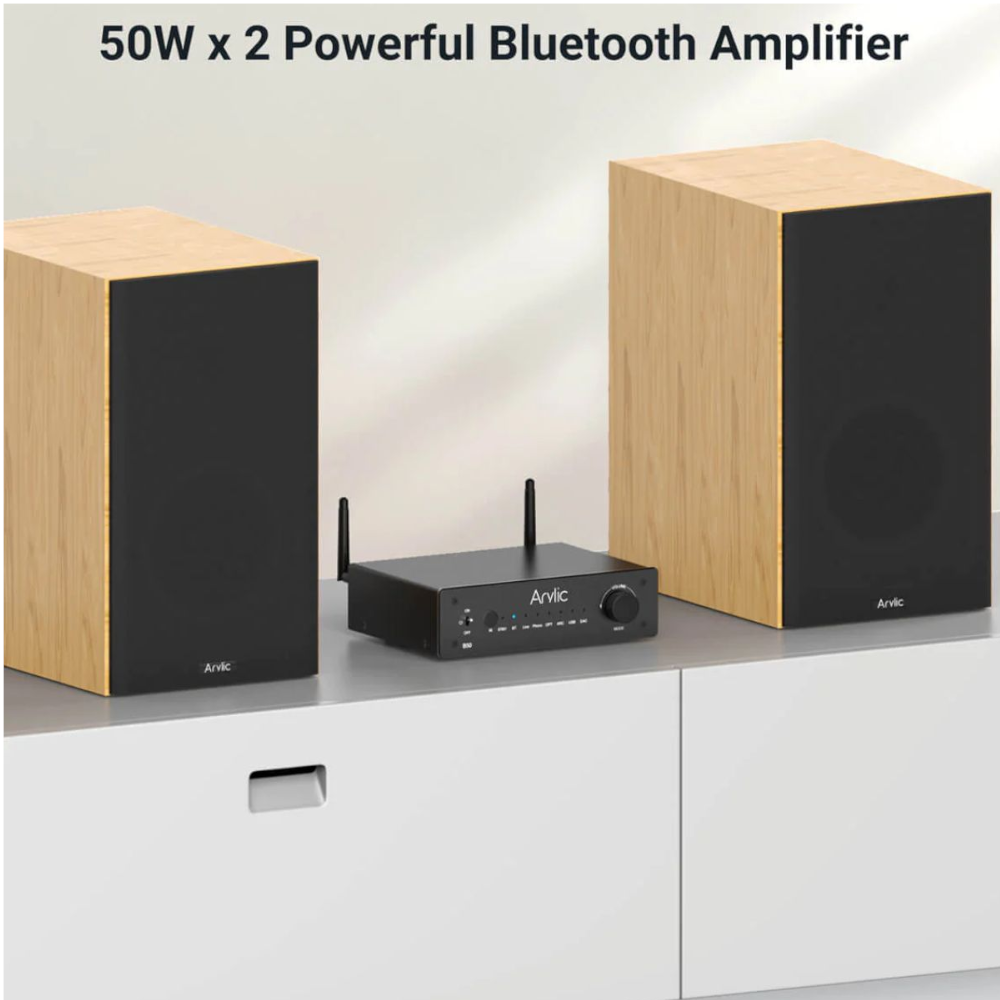 Amplificador de Audio Bluetooth 50W - Arylic B50 SE