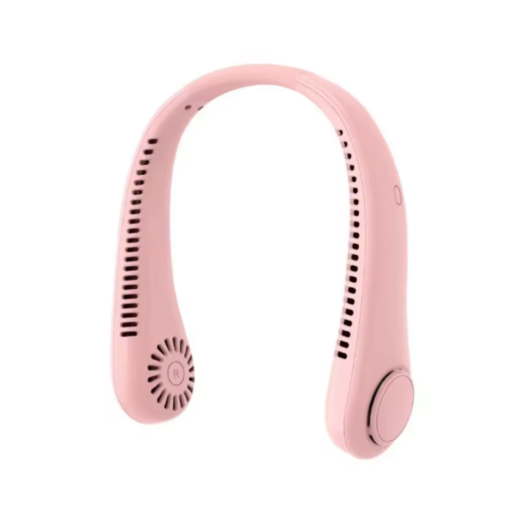 Ventilador de Cuello Portátil Sin Aspas – Recargable, Silencioso y de Enfriamiento Rápido