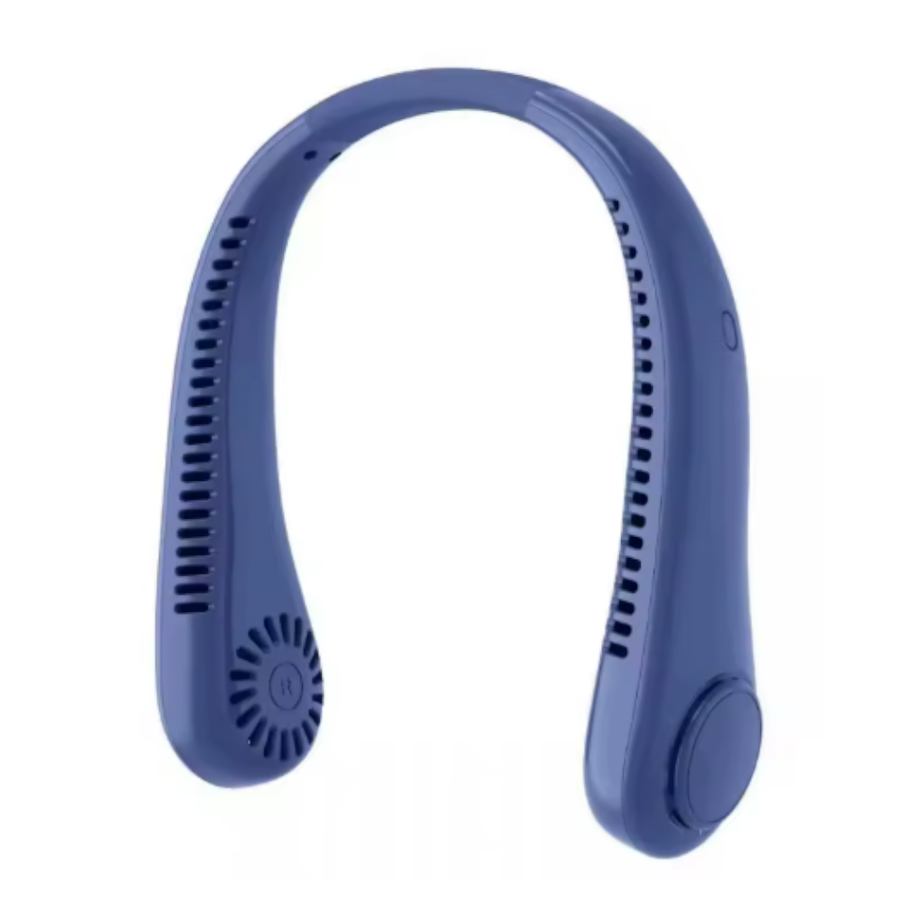 Ventilador de Cuello Portátil Sin Aspas – Recargable, Silencioso y de Enfriamiento Rápido