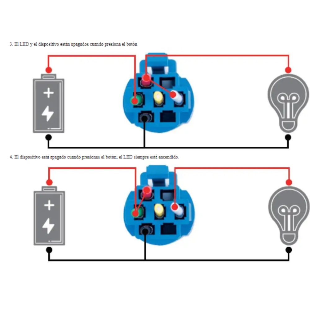 Interruptor Pulsador LED de Metal 19MM – 12V Luz Blanca Impermeable IP65