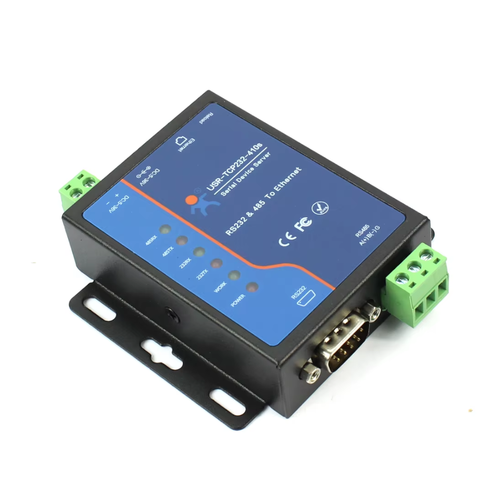 Convertidor Industrial USR-TCP232-410S RS232 RS485 a Ethernet