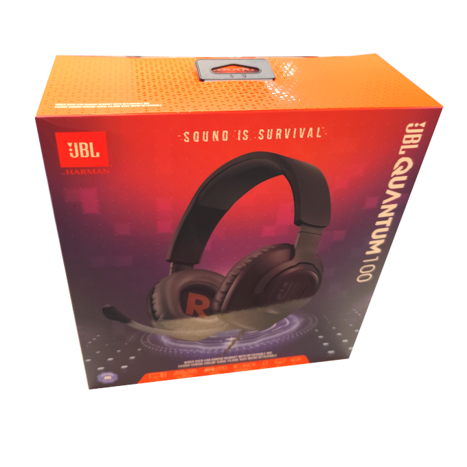 Audifonos JBL Gamer Over-ear Quantum 100 Negro JBLQUANTUM100BLKAM