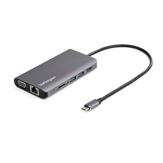 StarTech.com USB C Multiport Adapter USB-C Mini Travel Dock with 4K HDMI or 1080p VGA 3x USB 3.0 Hub DKT30CHVAUSP