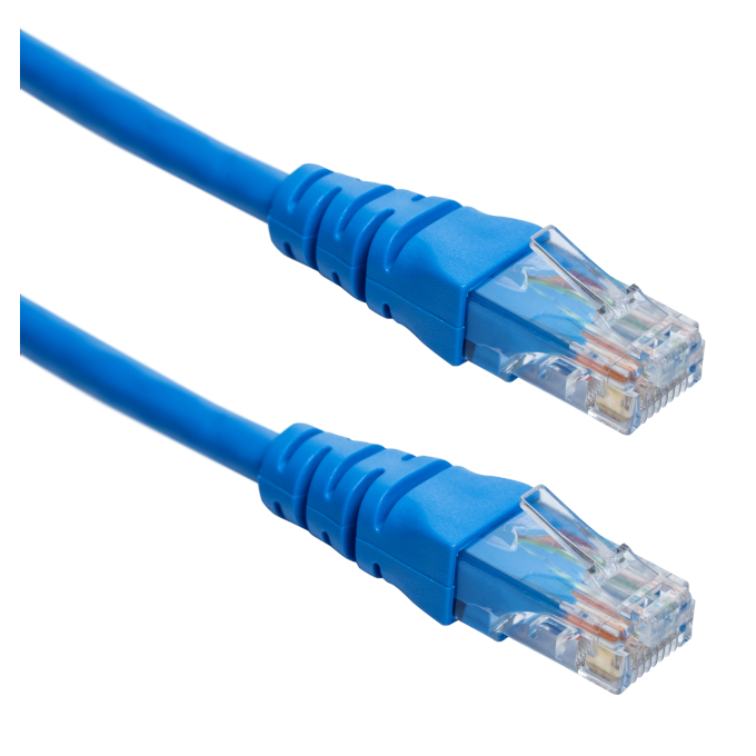 Patch Cord CAT6 0,3 Metros - Variantes: Gris, Azul, Negro -