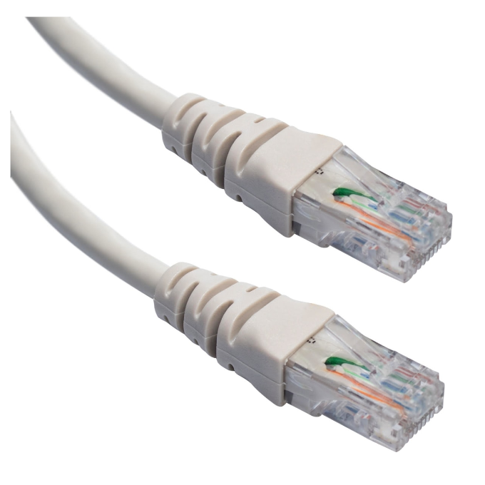 Patch Cord CAT6 0,3 Metros - Variantes: Gris, Azul, Negro -