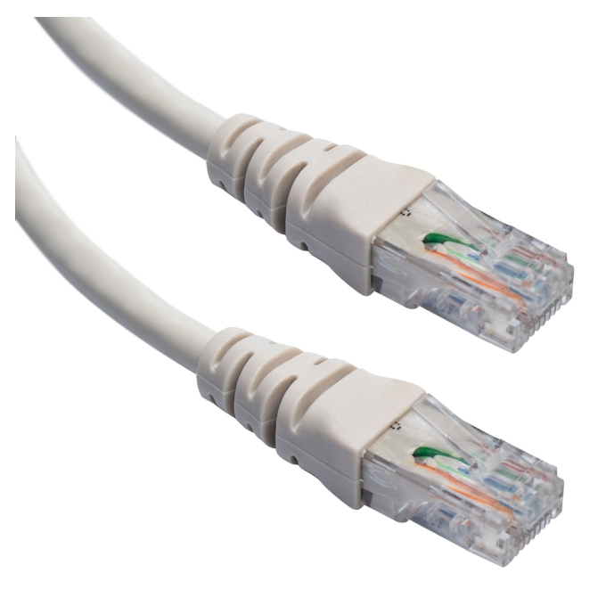 Patch Cord CAT6 0,5M - Variantes: Gris, Azul, Negro