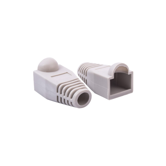 Capuchón RJ45 6mm - Paquete de 100 Unidades (Colores: Azul, Amarillo, Gris, Naranjo, Negro, Rojo, Verde)