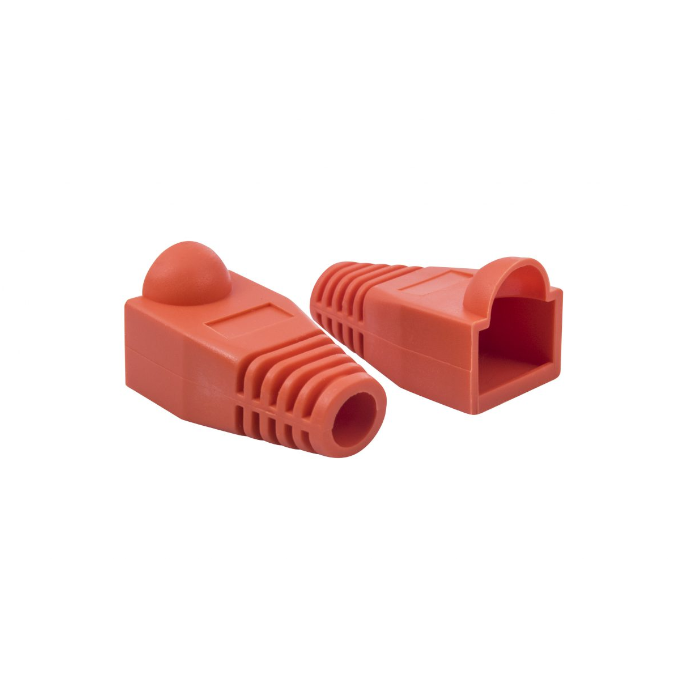 Capuchón RJ45 6mm - Paquete de 100 Unidades (Colores: Azul, Amarillo, Gris, Naranjo, Negro, Rojo, Verde)