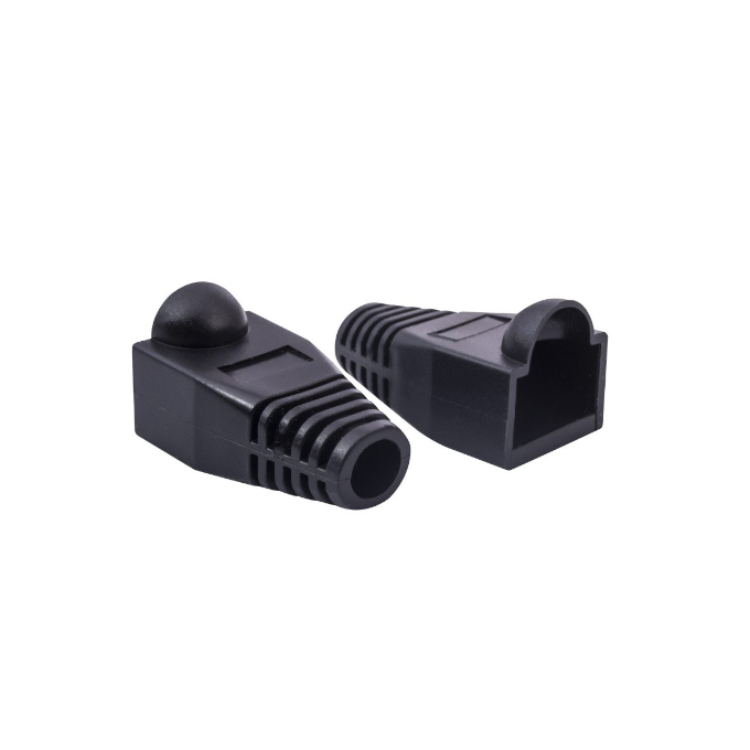 Capuchón RJ45 6mm - Paquete de 100 Unidades (Colores: Azul, Amarillo, Gris, Naranjo, Negro, Rojo, Verde)
