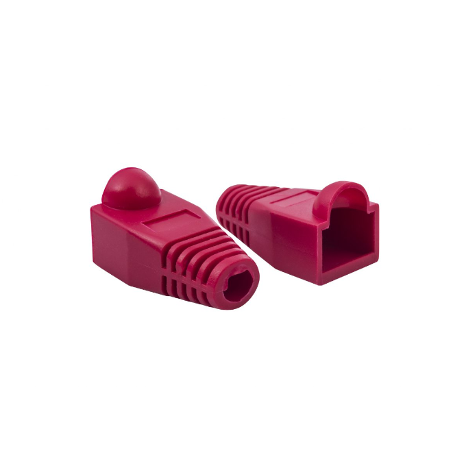 Capuchón RJ45 6mm - Paquete de 100 Unidades (Colores: Azul, Amarillo, Gris, Naranjo, Negro, Rojo, Verde)