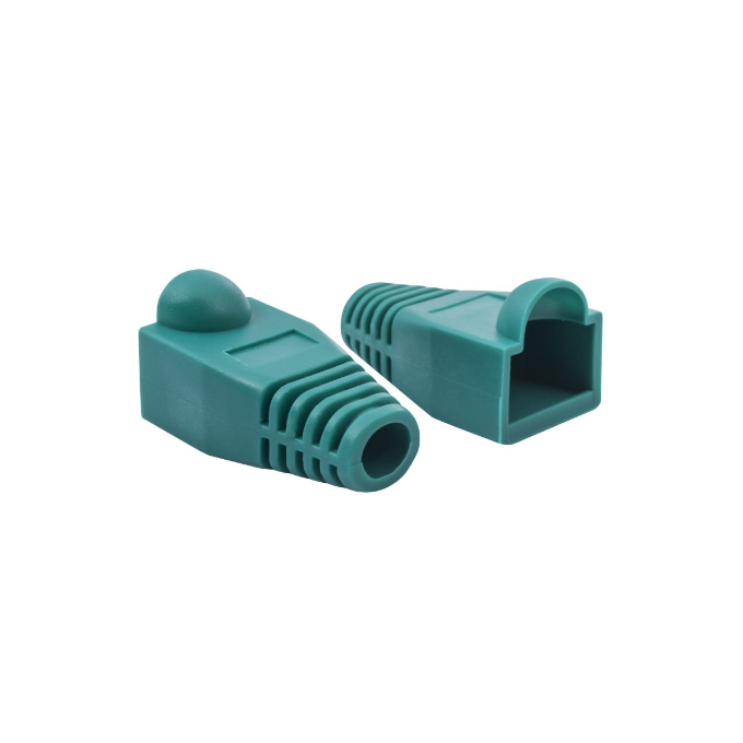 Capuchón RJ45 6mm - Paquete de 100 Unidades (Colores: Azul, Amarillo, Gris, Naranjo, Negro, Rojo, Verde)