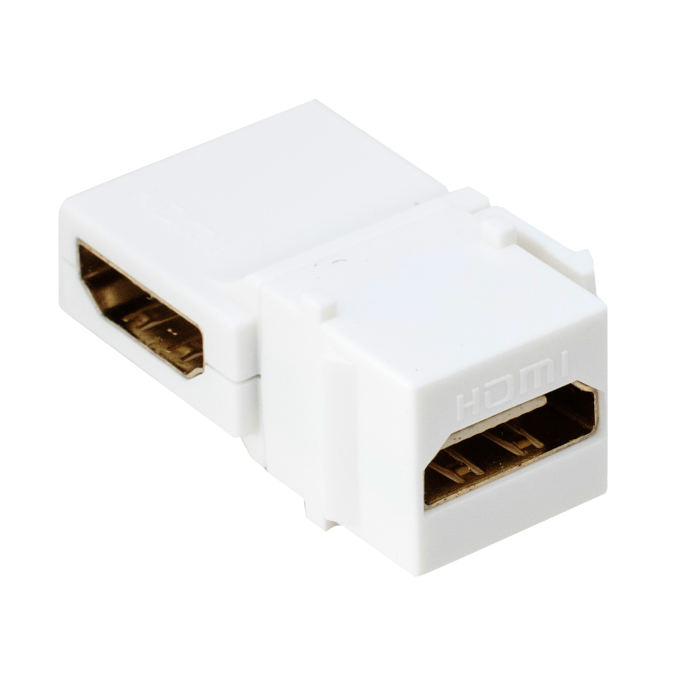 Copla HDMI 4K Keystone 90º Blanco