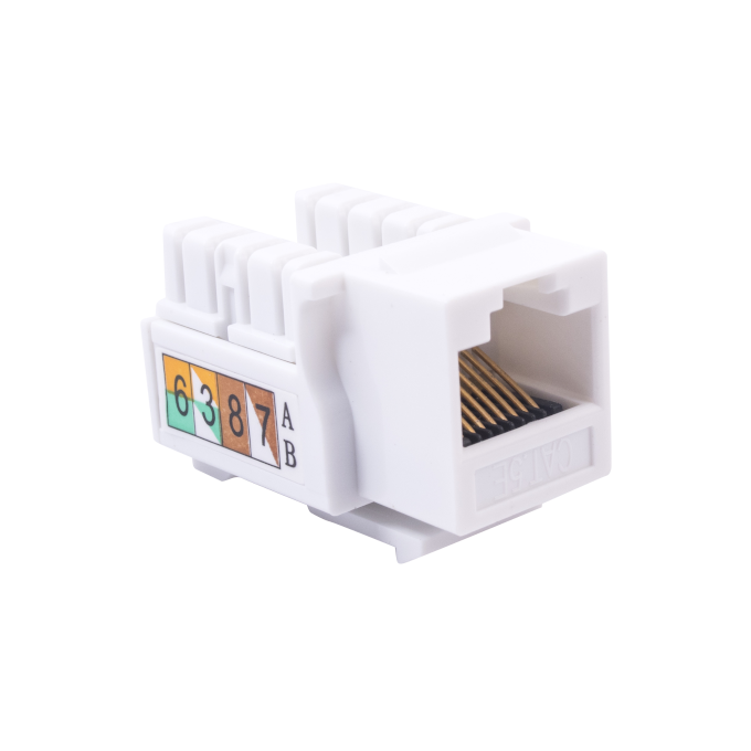 Conector Keystone 110 CAT5E Blanco