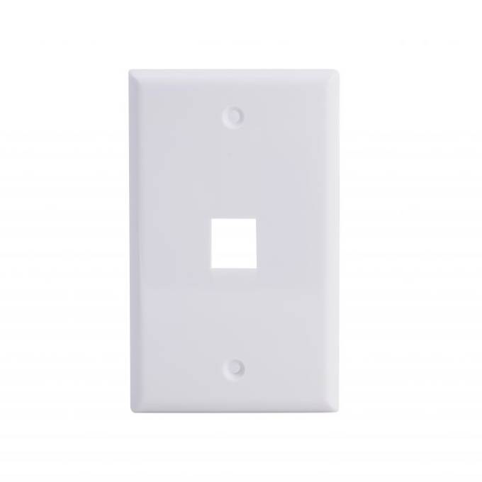 Faceplate de 1 Puesto - Blanco