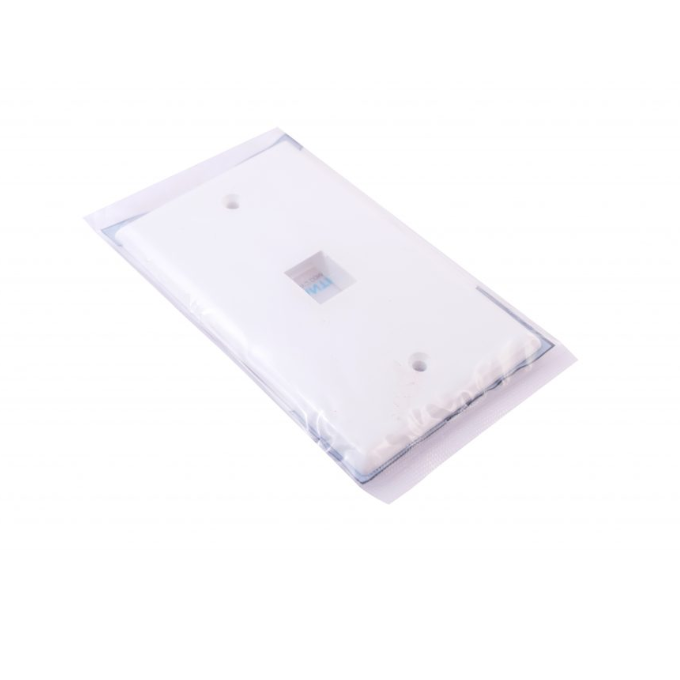 Faceplate de 1 Puesto - Blanco