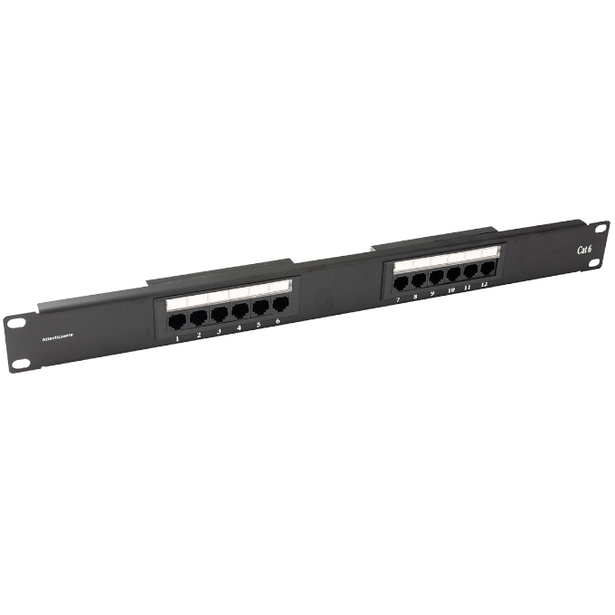 Patch Panel CAT6 de 12 Puestos