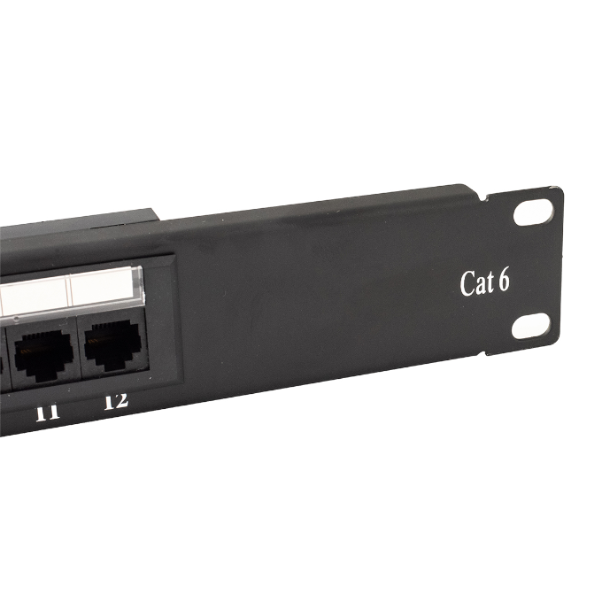 Patch Panel CAT6 de 12 Puestos