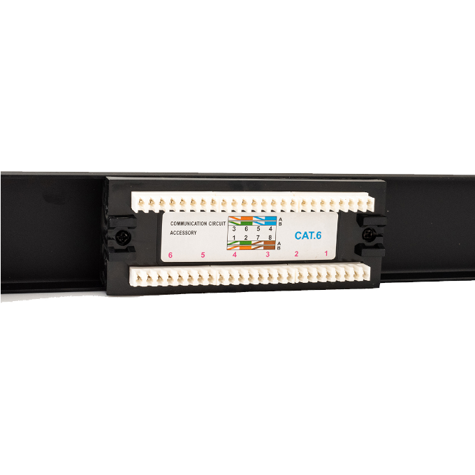 Patch Panel CAT6 de 12 Puestos