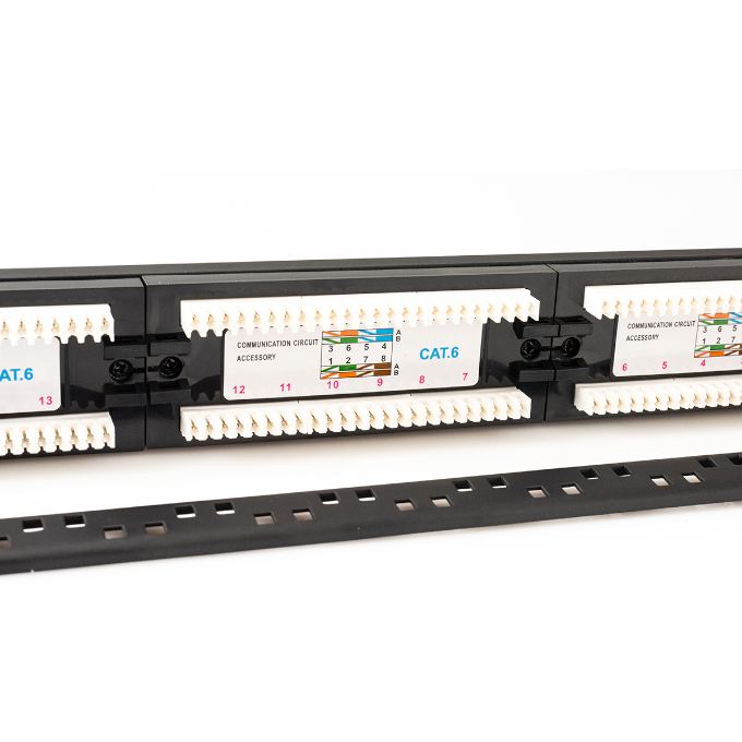 Patch Panel CAT6 de 24 Puestos