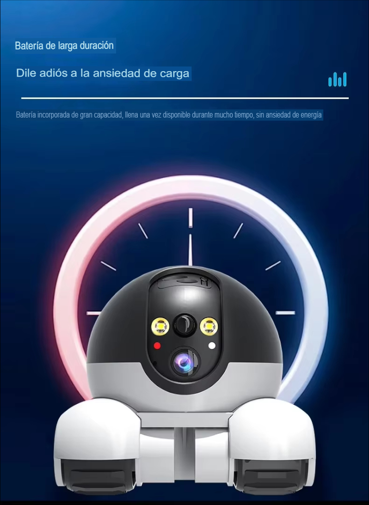 Cámara de Seguridad WiFi Full HD con Diseño Compacto traslado remoto