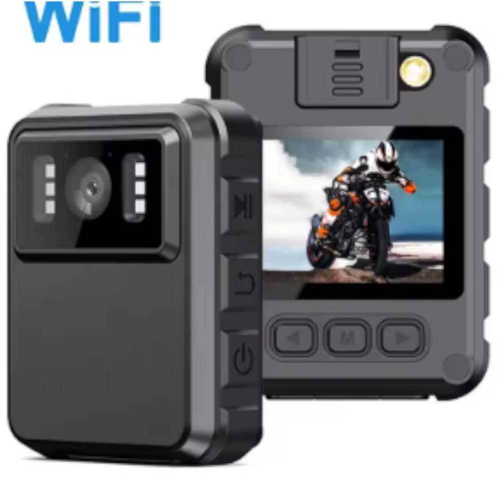 Bodycam WiFi HD 1080P con Visión Nocturna | Cámara de Seguridad Compacta