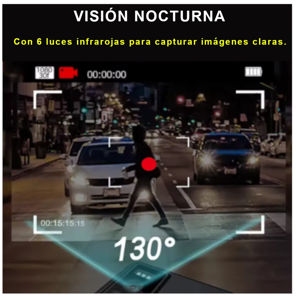 Bodycam WiFi HD 1080P con Visión Nocturna | Cámara de Seguridad Compacta