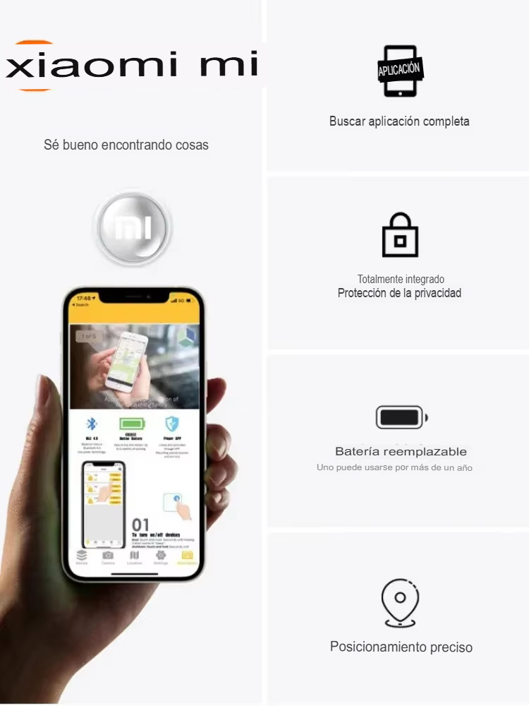Collar Xiaomi Mini Tracker - Rastreador Bluetooth Mascotas y objetos