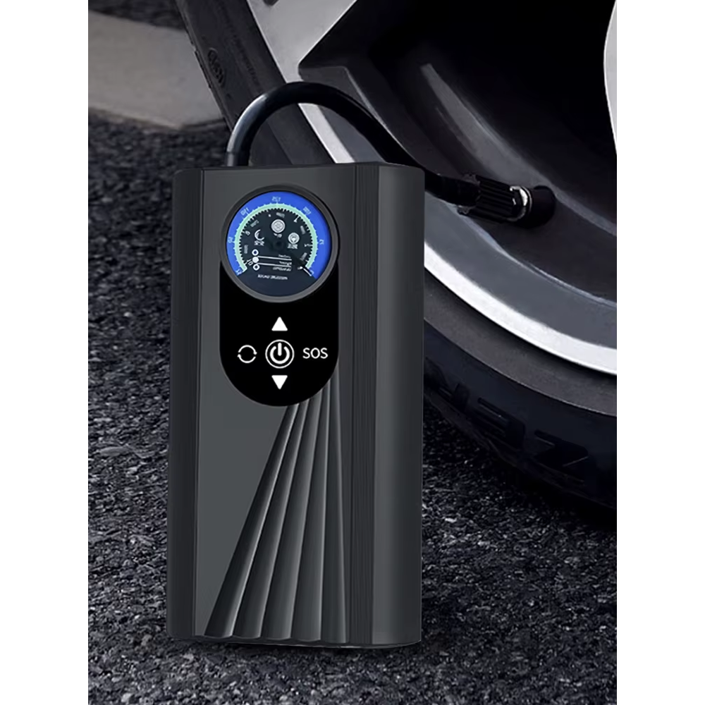 Inflador de Neumáticos Eléctrico Inalámbrico – Compresor de Aire Portátil 150 PSI para Auto, Moto, Bicicleta y Balón