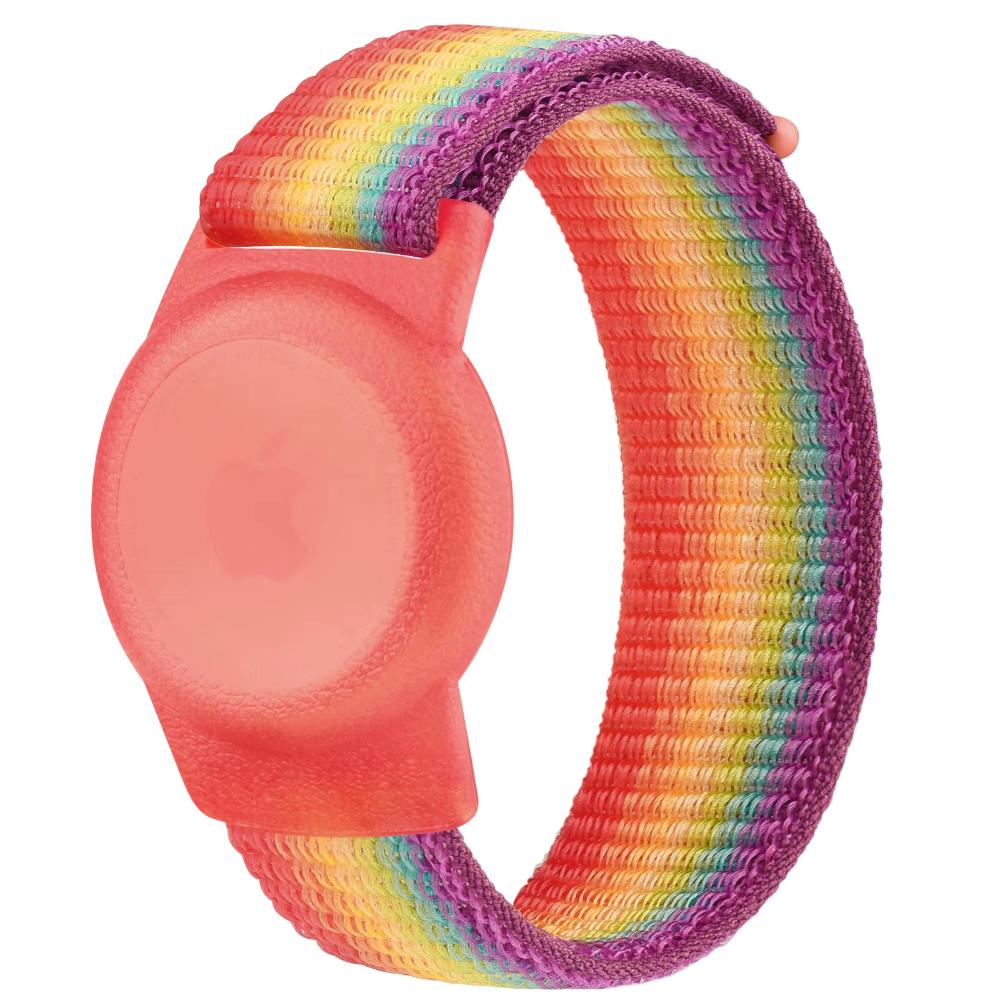 Pulsera de Nylon para Apple AirTag – Correa de Reloj Ajustable para Niños