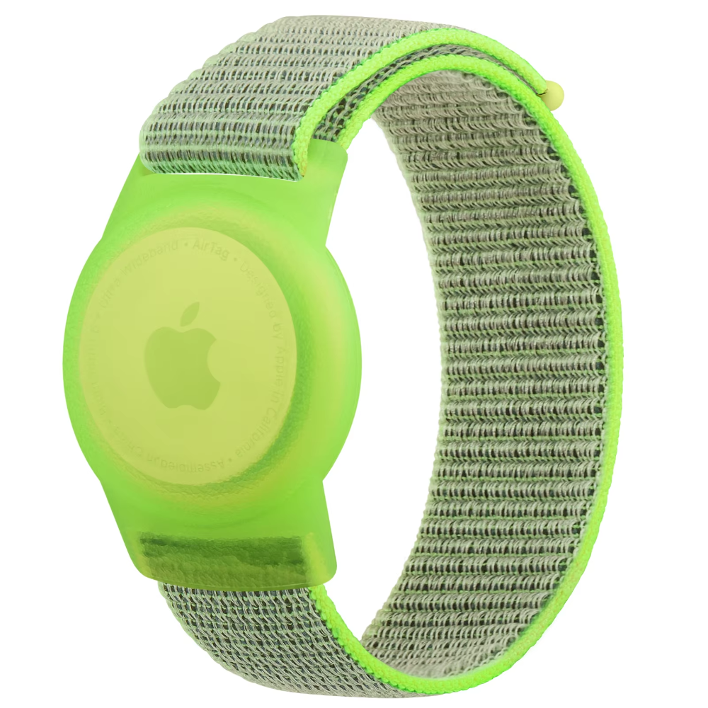Pulsera de Nylon para Apple AirTag – Correa de Reloj Ajustable para Niños