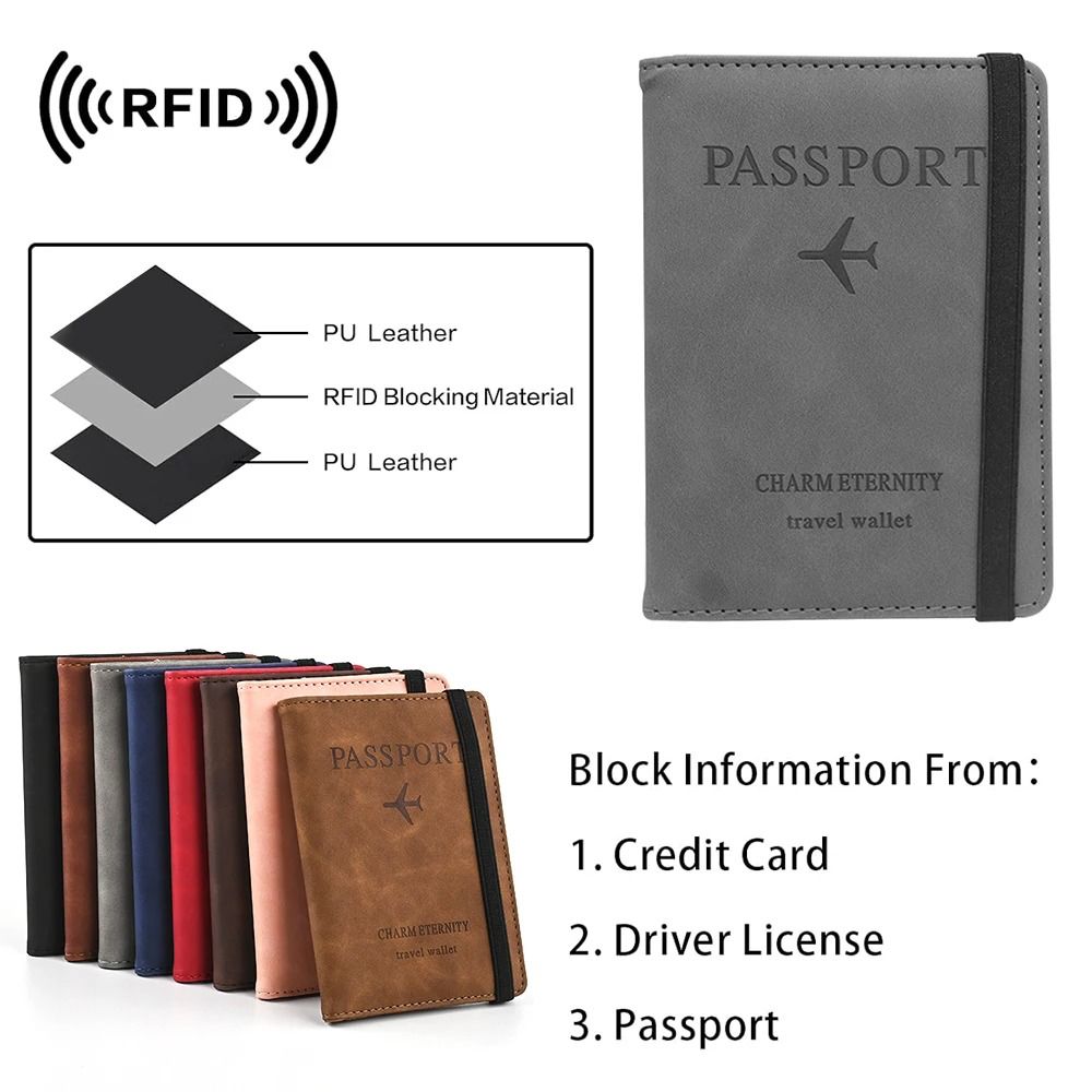 Porta Pasaporte con Bloqueo RFID – Seguridad y Estilo para tus Viajes