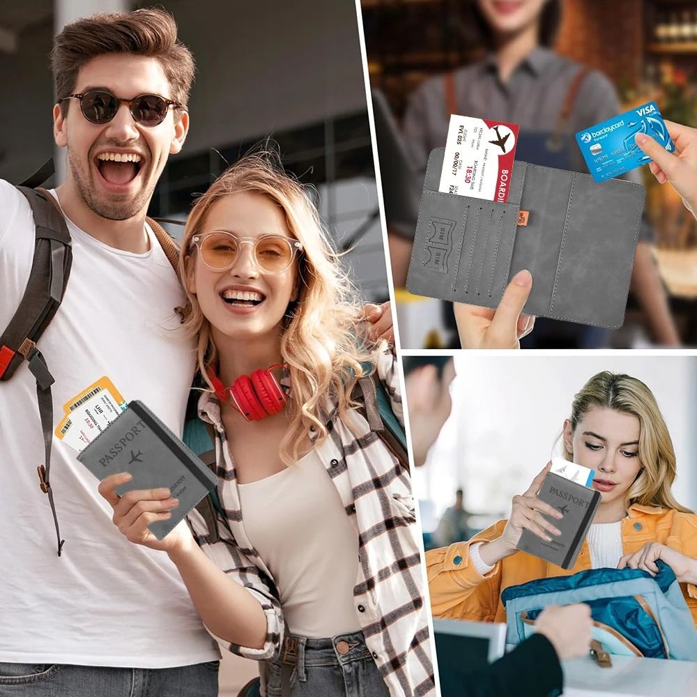 Porta Pasaporte con Bloqueo RFID – Seguridad y Estilo para tus Viajes