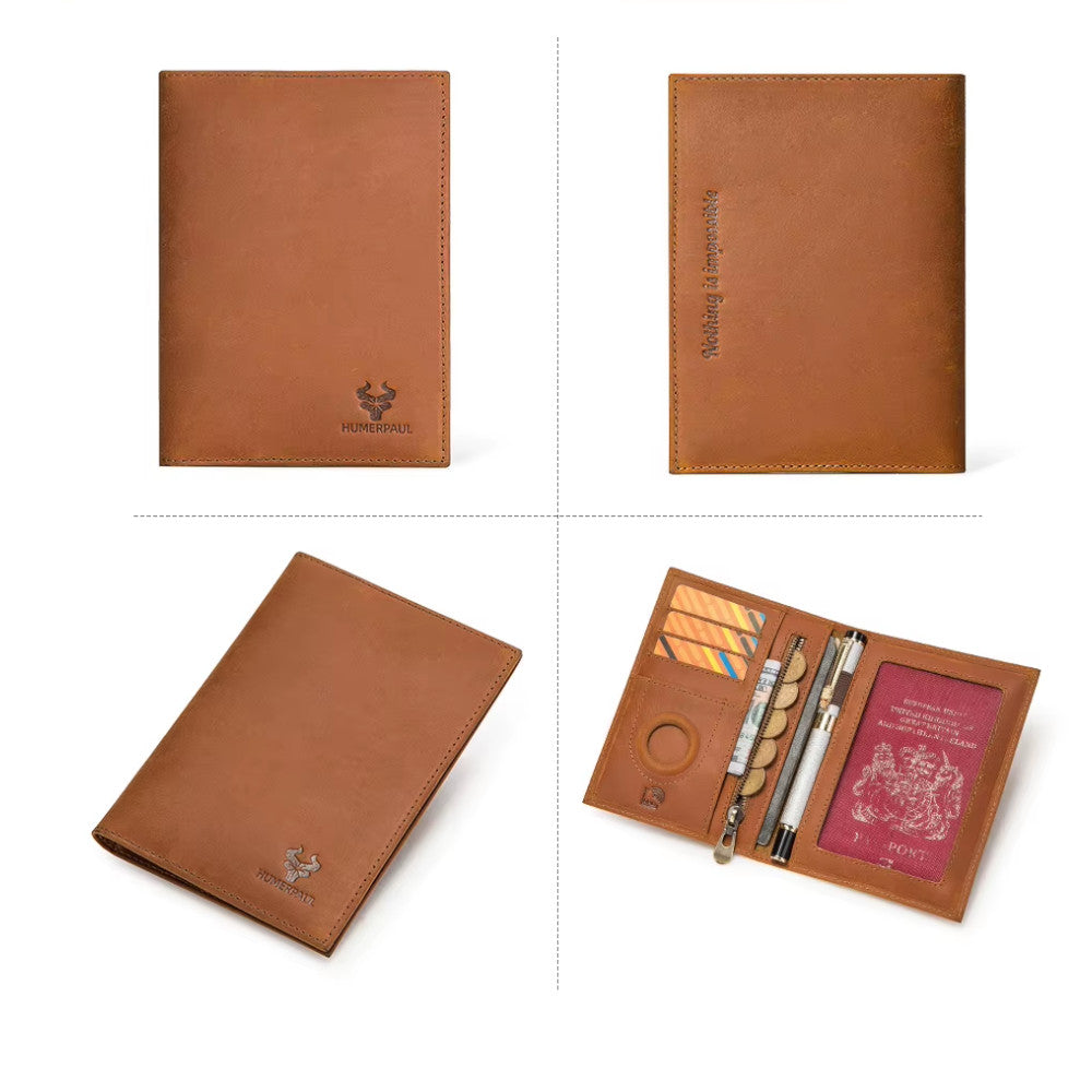 Wallet para Pasaporte con AirTag – Seguridad y Elegancia en un Solo Accesorio | HUMERPAUL