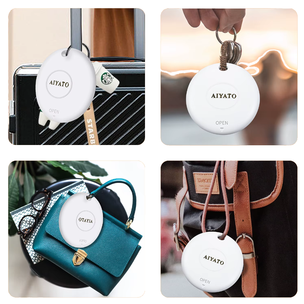 Rastreador GPS Mini Inteligente AIYATO – Compatible con Apple Find My