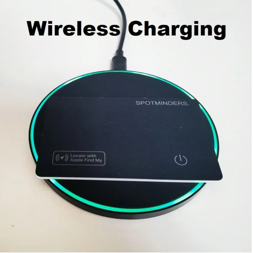 Localizador Tarjeta GPS Ultradelgado con Carga Inalámbrica – Compatible con Apple Find My | Alternativa a Airtag