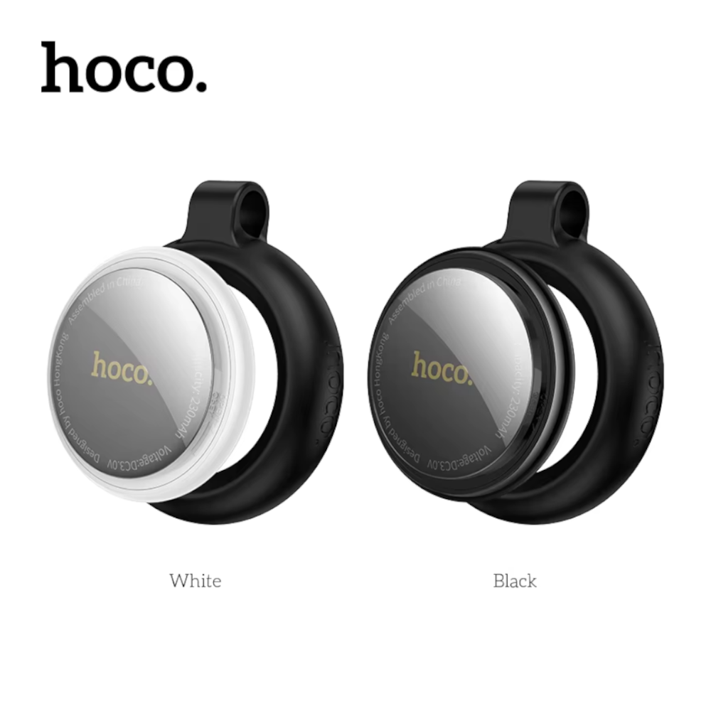 Rastreador Inteligente HOCO E100 con Apple Find My – Antipérdida para Llaves, Mascotas y Objetos Personales