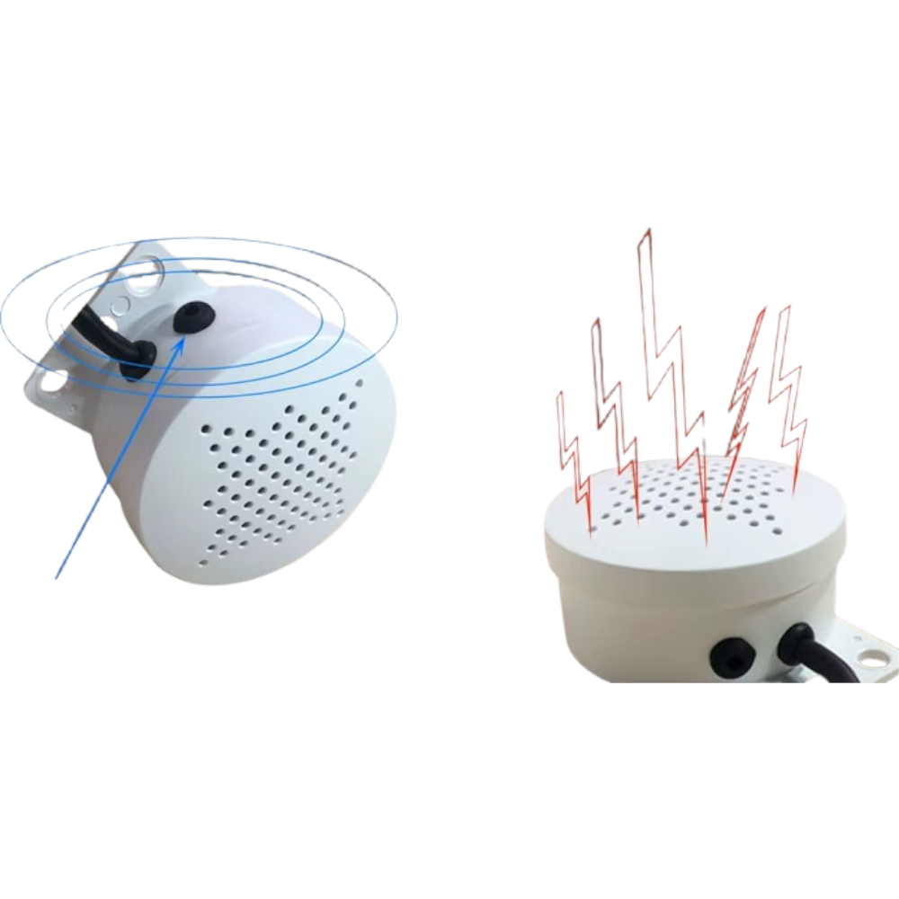 Altavoz y Micrófono Activo para Cámara IP – Audio Bidireccional DC12V IP66