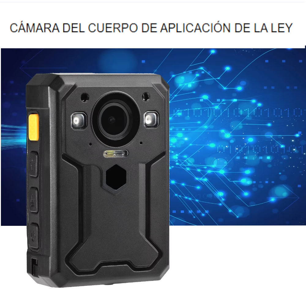 BodyCam BC607-4G de 64GB – Policía / Seguridad – GPS, 4G, Transmisión en Vivo, Intercomunicador, 17h de Grabación Continua