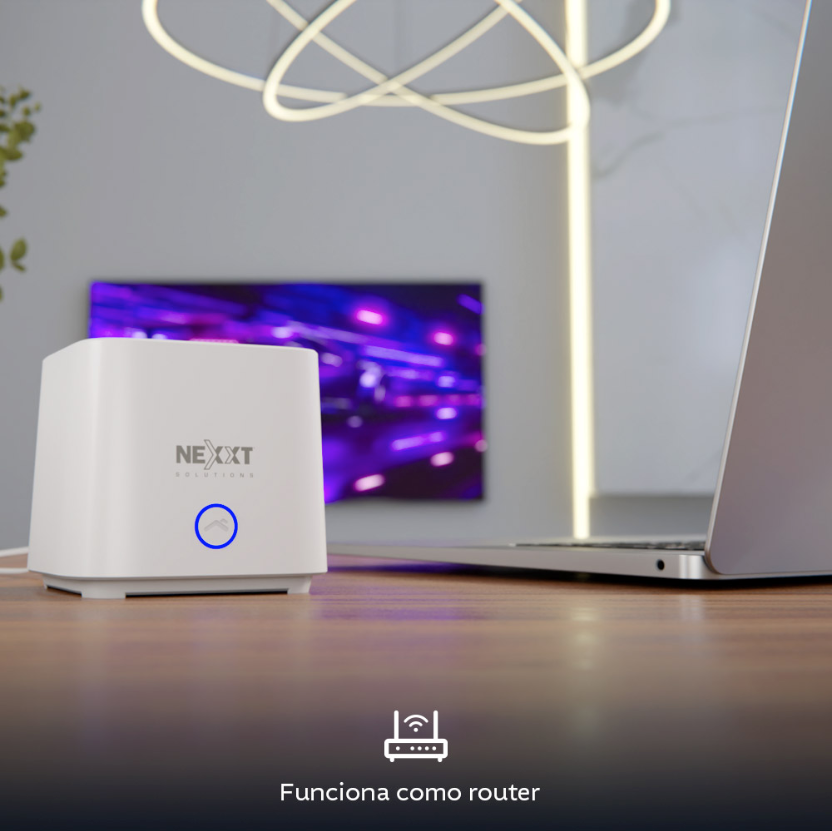 Sistema mesh WiFi - Nexxt Home Bolt Mesh Router AX1800 2 Pack NCM-X18002PK