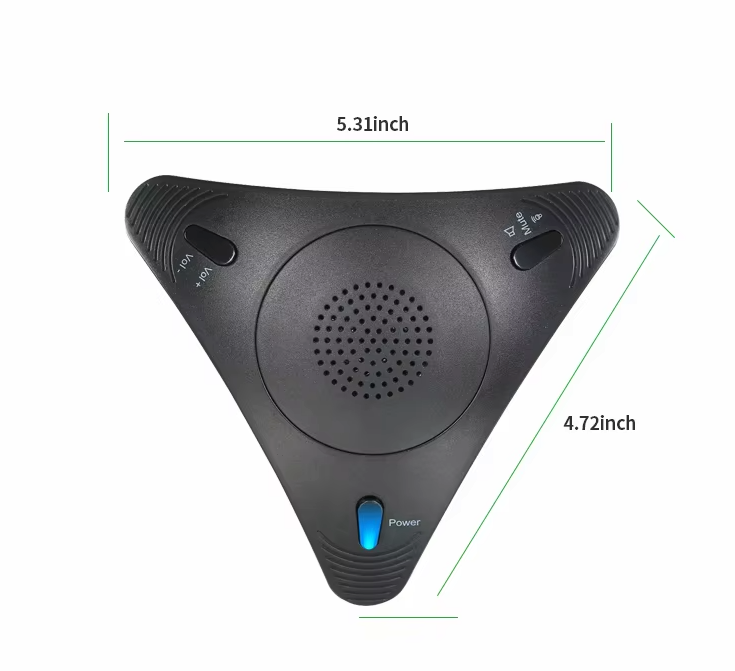 Micrófono USB Minigo Omnidireccional de Conferencia con Altavoz