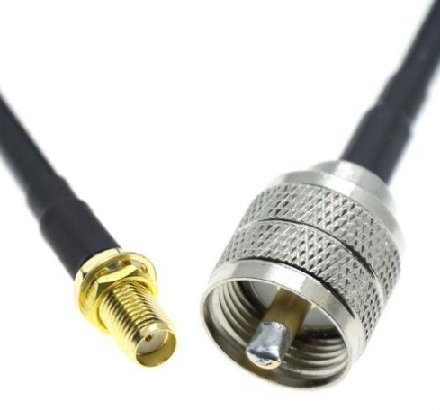 Conector PL259 Macho a SMA Hembra - 15 cm