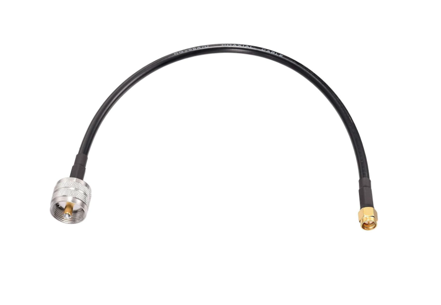 Conector Hembra SMA a PL259 Macho - 20 cm
