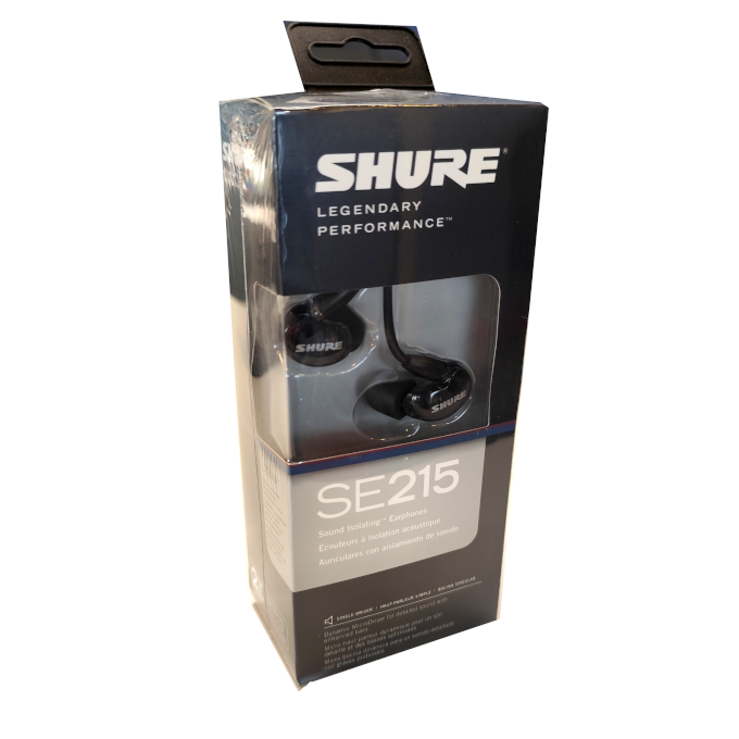 Auricular Shure SE215 Negro In-Ear - Sonido Profesional y Aislamiento Superior