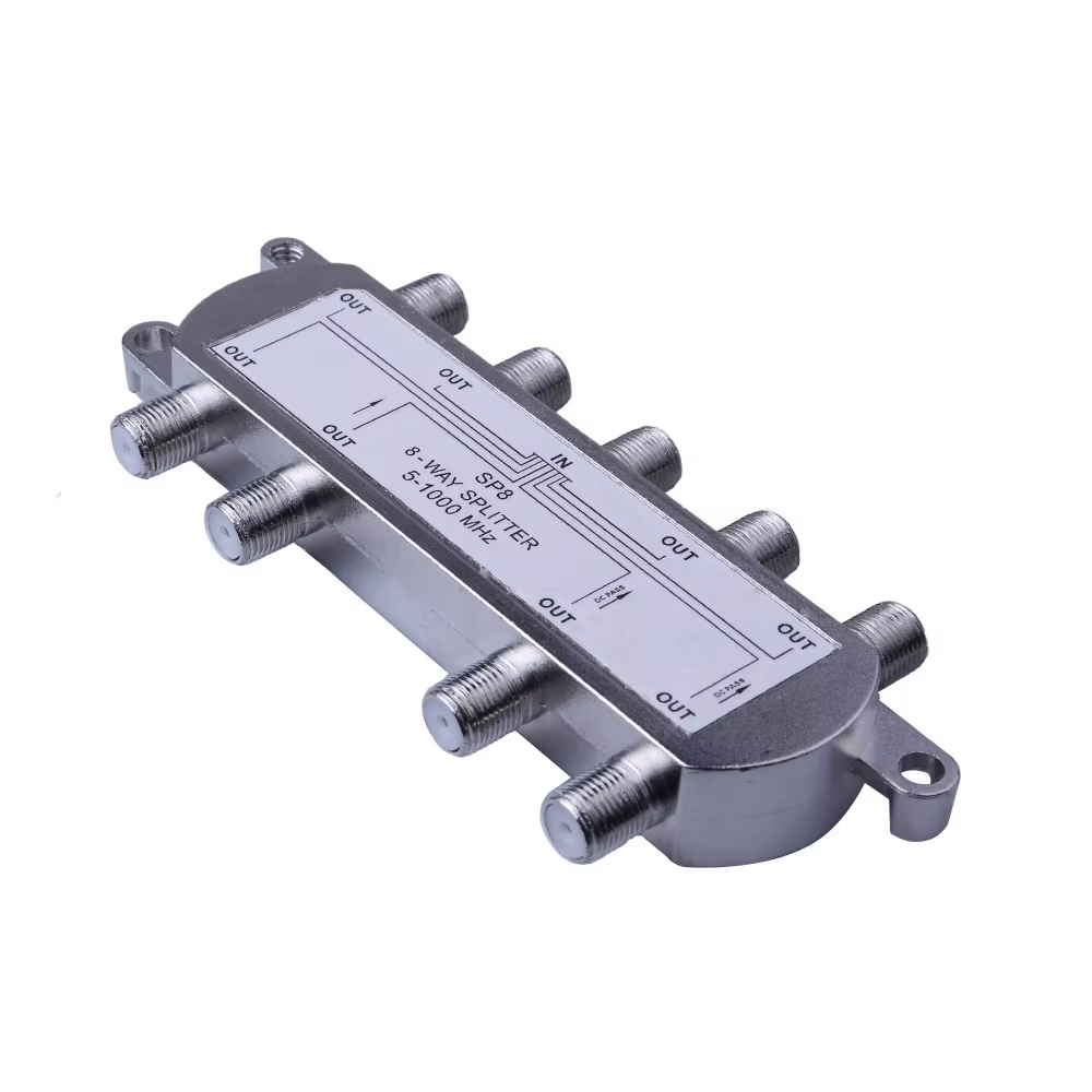 Split 8 Vías - Multiswitch TV y Divisor Coaxial 5-1000MHz