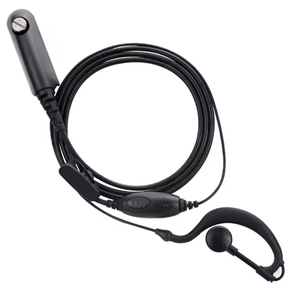 Auriculares con audifono y Micrófono y PTT - Modelo E002 para Baofeng UV-9R Plus