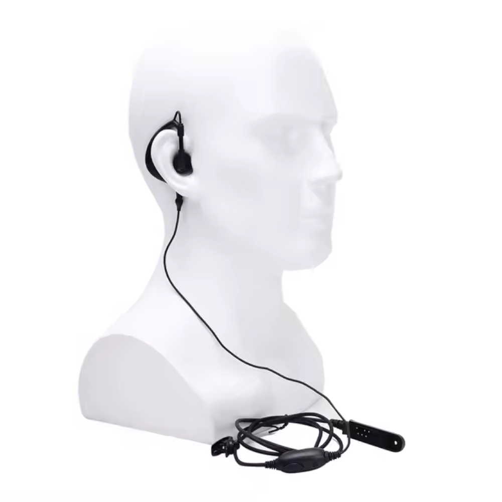 Auriculares con audifono y Micrófono y PTT - Modelo E002 para Baofeng UV-9R Plus