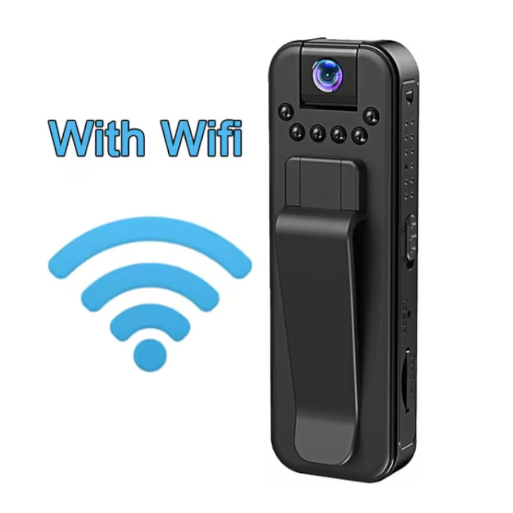 Mini Cámara Portátil 1080P con WiFi y Visión Nocturna – Grabadora de Video Digital