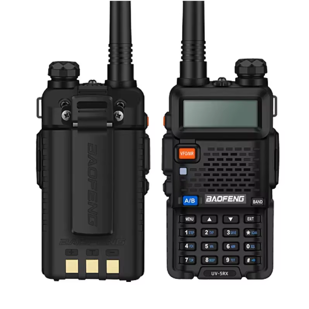 Baofeng UV-5RX Walkie Talkie – Innovación y Potencia en un Solo Dispositivo